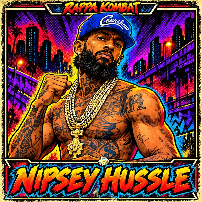 Nipsey Hussle fighter portrait
