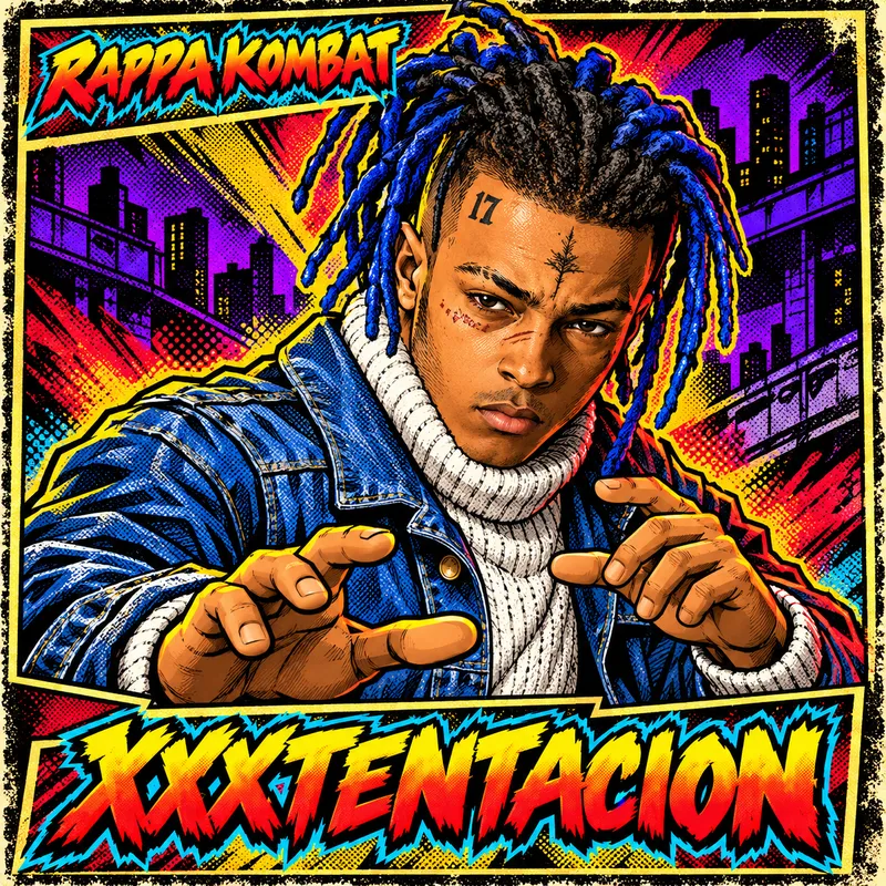 XXXTentacion fighter portrait